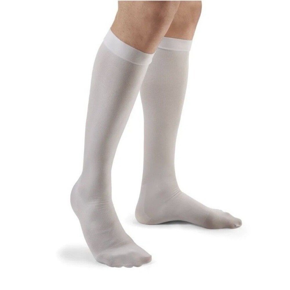 3M Futuro Anti-Embolism Knee Length Stockings XL White Moderate 18mmHg 71059EN - Picture 9 of 9